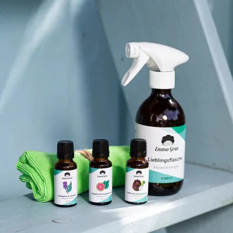Reinigungskonzentrate von Emma Grün mit umweltfreundlichen Nachfüllern