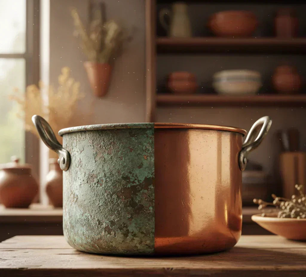 Kupfer reinigen: So entfernst du Grünspan natürlich und effektiv