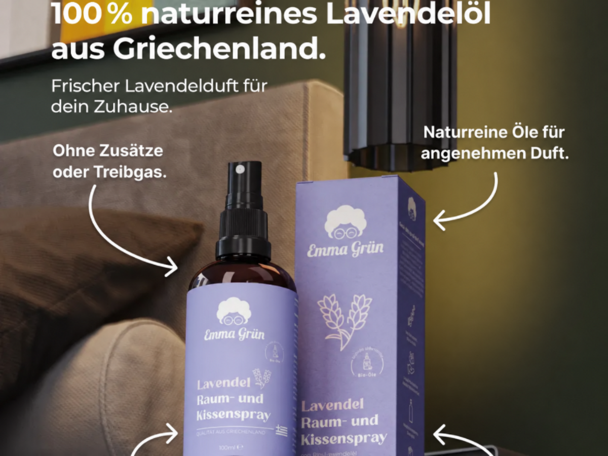 Lavendelspray (100 ml) Emma Grün