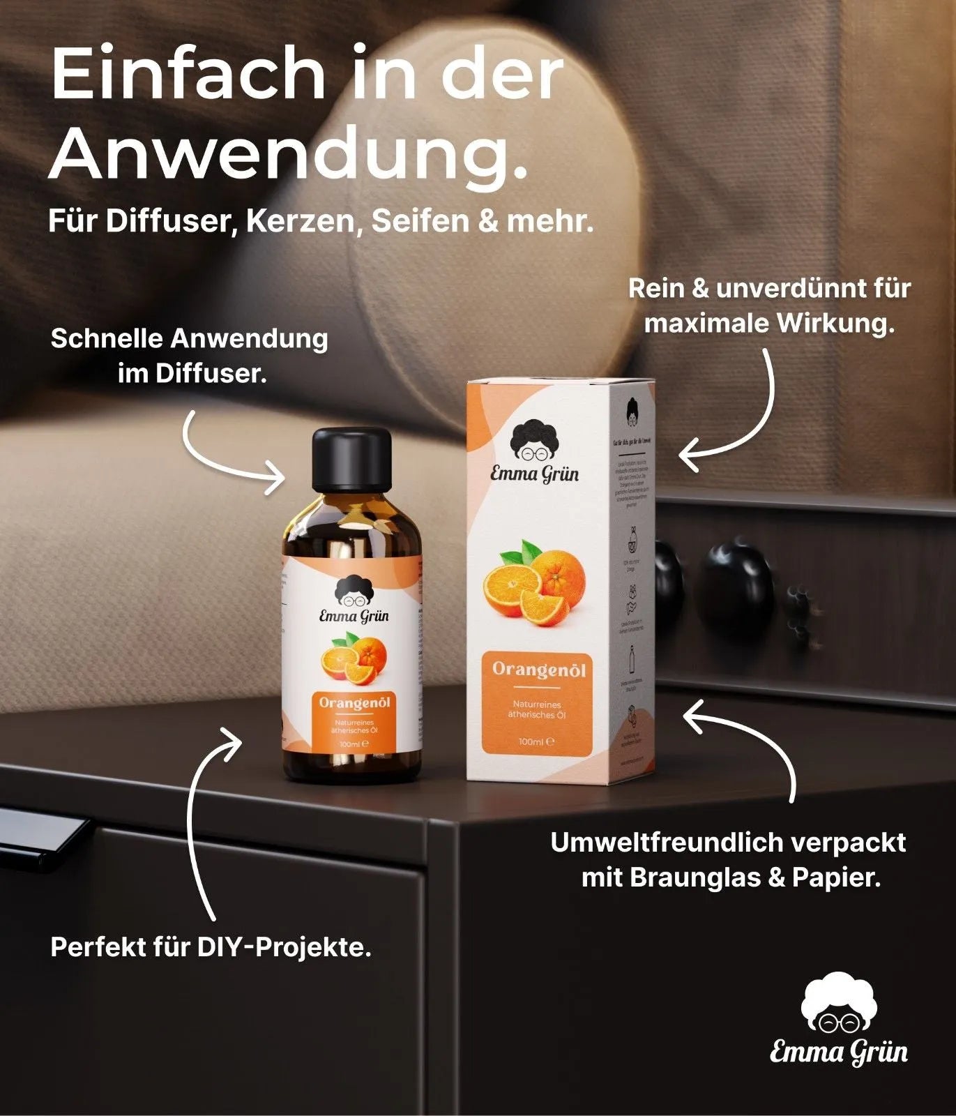 Orangenöl Emma Grün