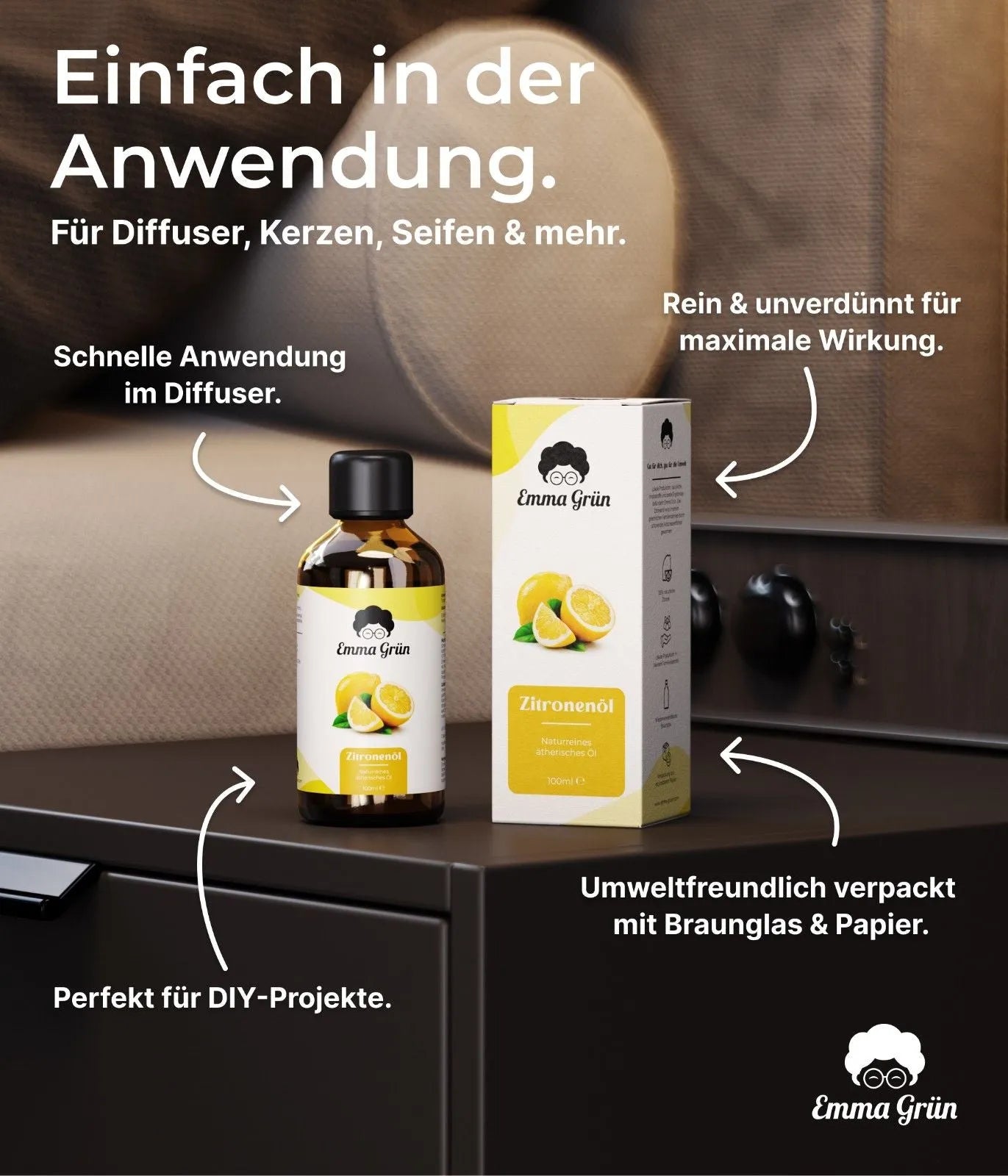 Zitronenöl Emma Grün