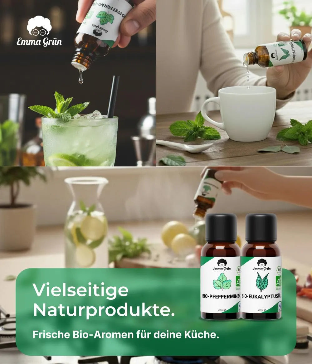 Frische Duo mit Pfefferminz- & Eukalyptusöl Emma Grün