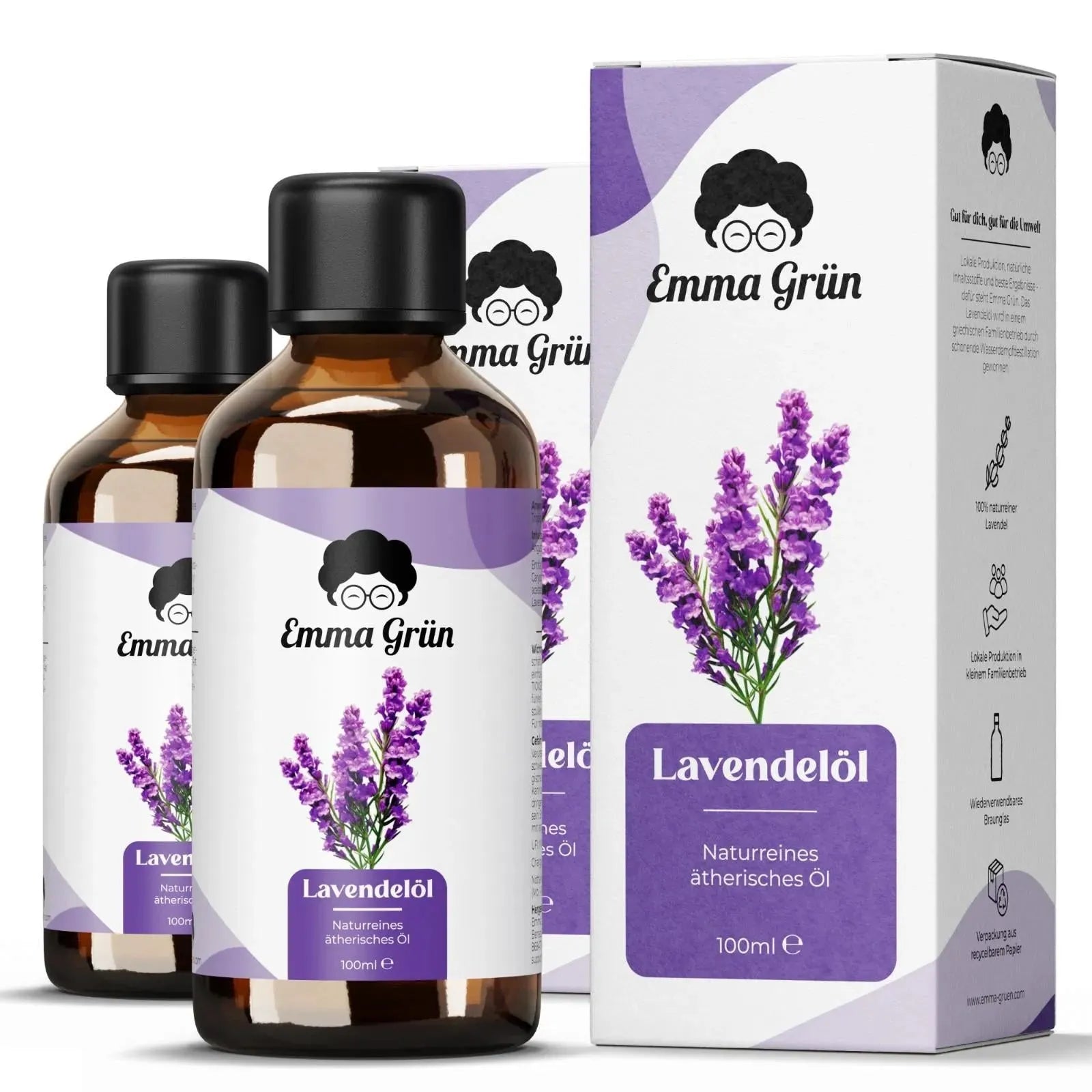 Lavendelöl (100 ml) Emma Grün 2 x 100 ml
