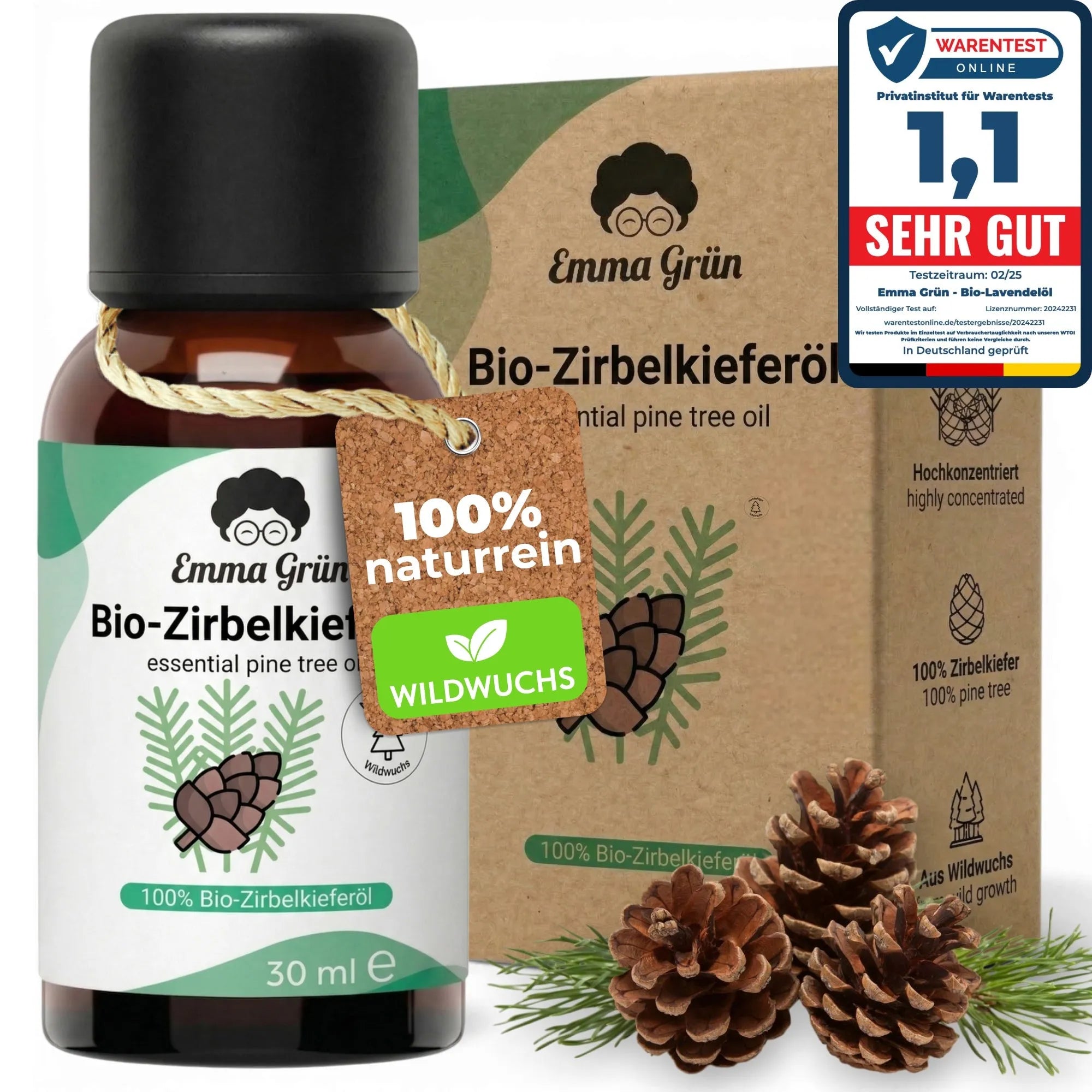 Zirbelkieferöl (30 ml) Emma Grün 30 ml