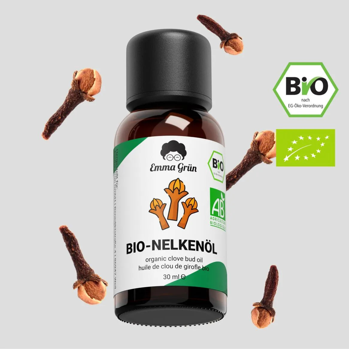 Bio-Nelkenöl Emma Grün 30 ml