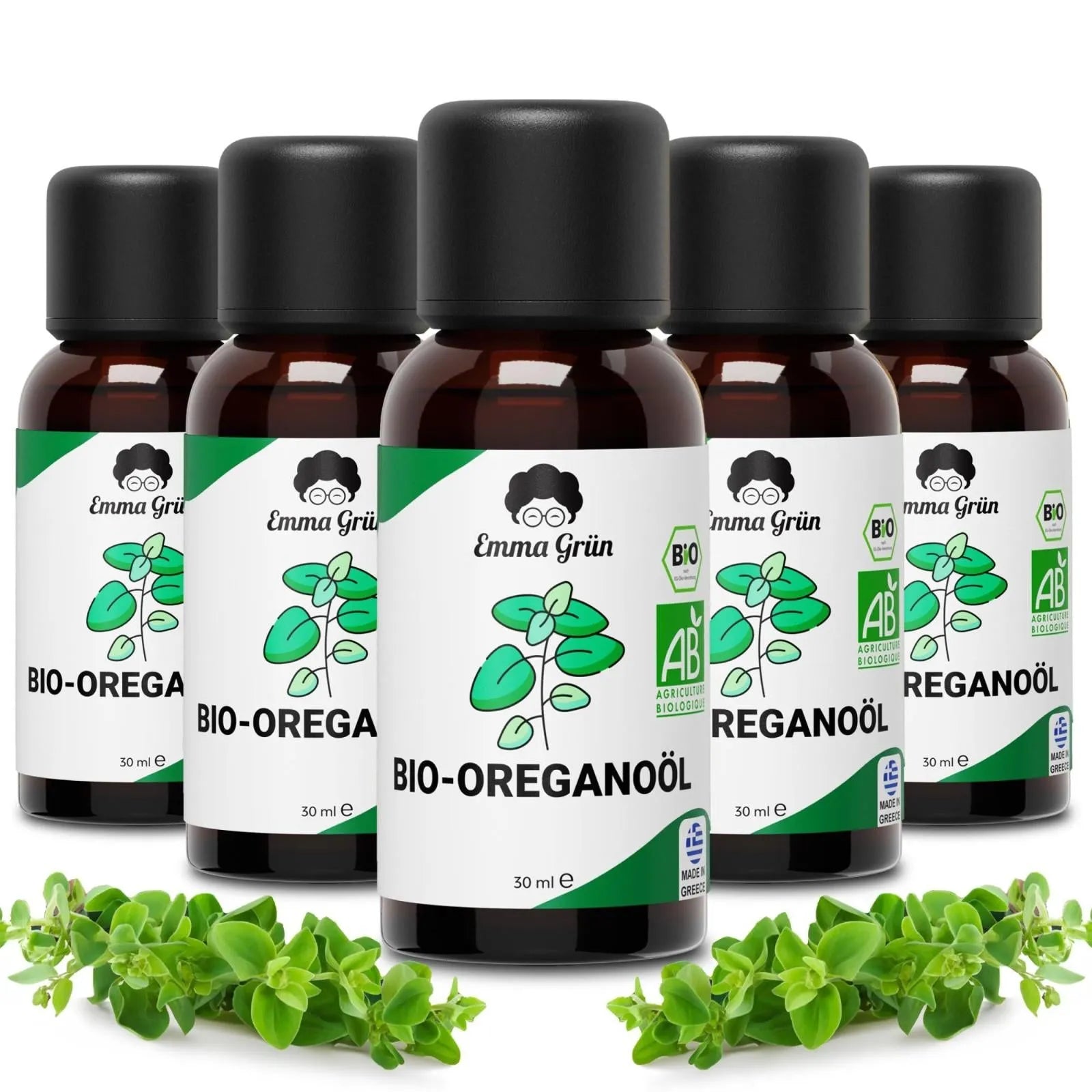 Bio-Oreganoöl Emma Grün 5 x 30 ml