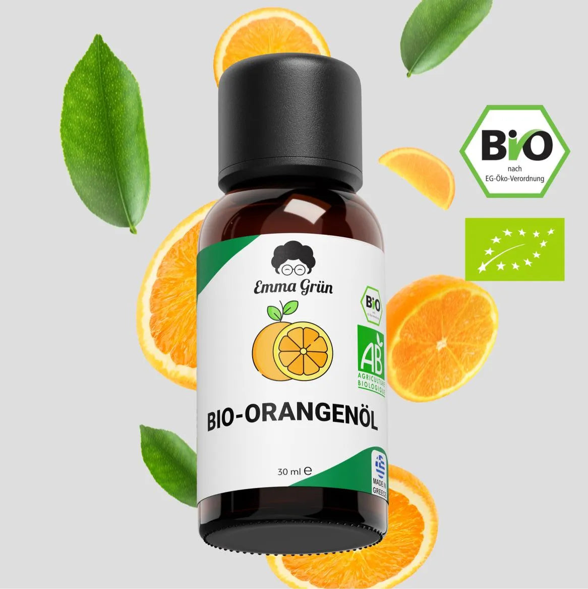 Bio-Orangenöl Emma Grün 30 ml