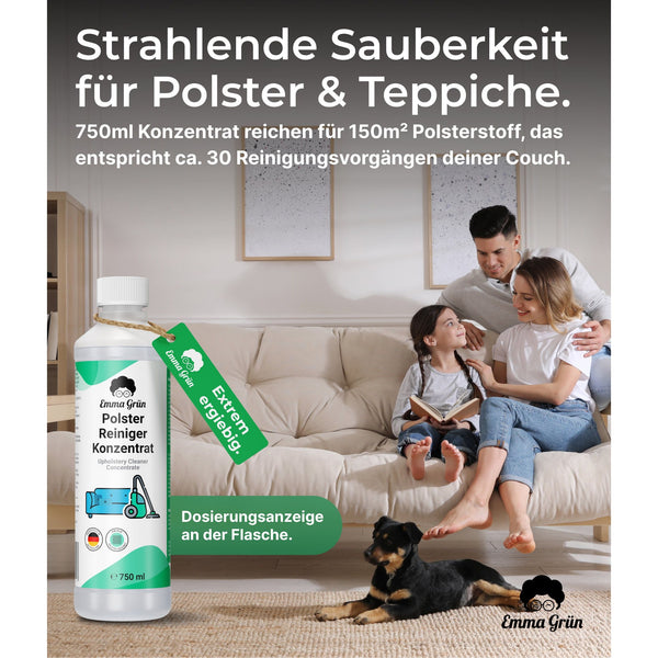 Polster Konzentrat 750 ml, für Teppiche & Sofas, geeignet für alle Waschsauger
