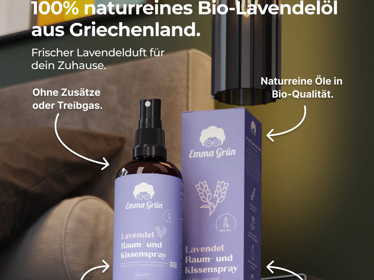 Bio Lavendelspray (100 ml) Emma Grün