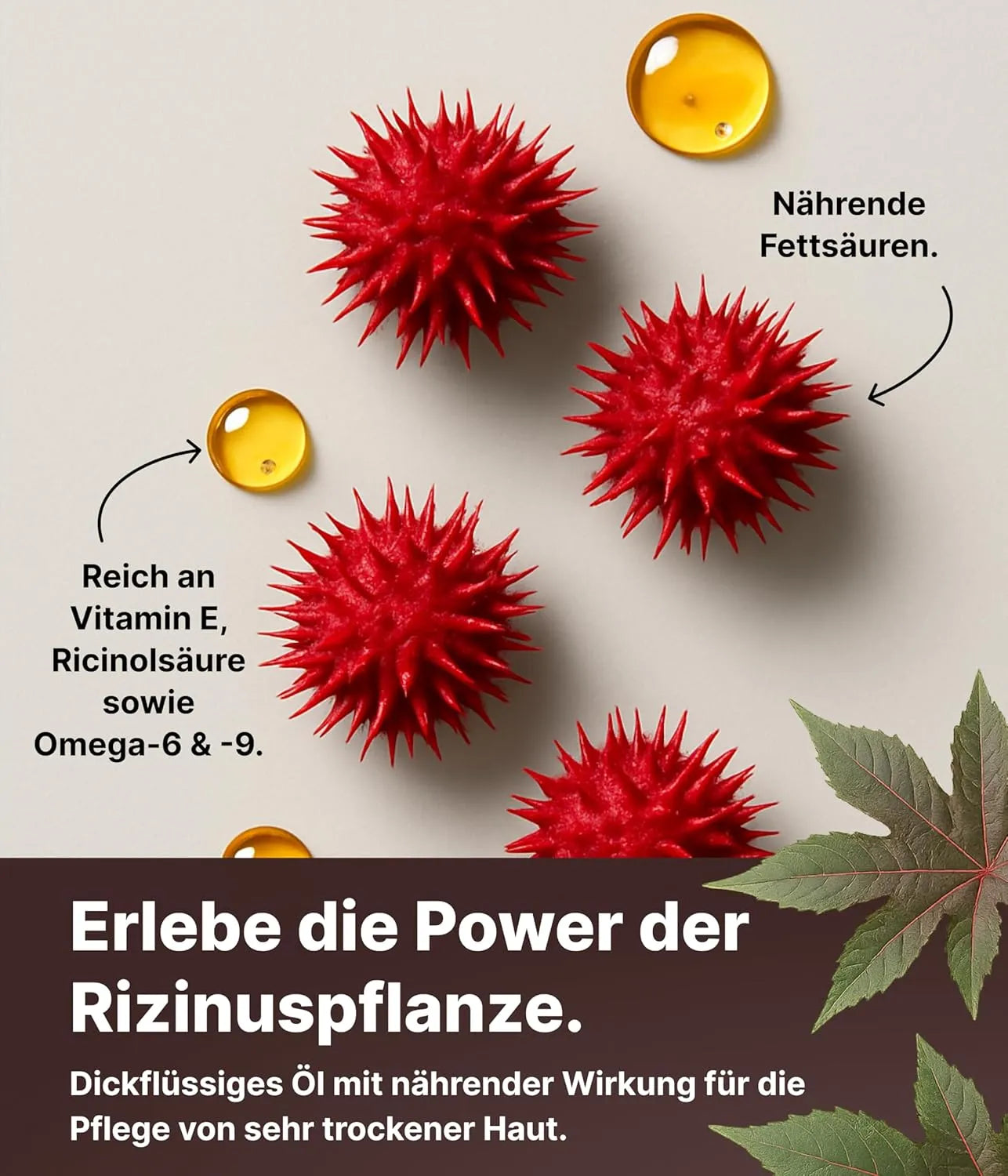 Bio-Rizinusöl (100 ml) Emma Grün