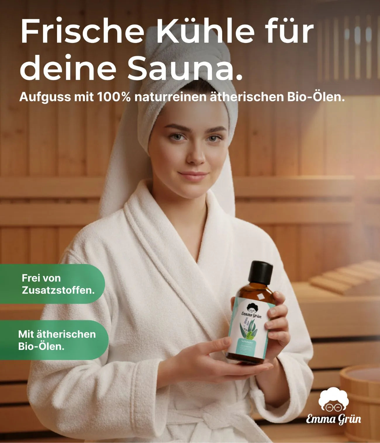 Bio-Saunaaufguss Frische Brise Emma Grün