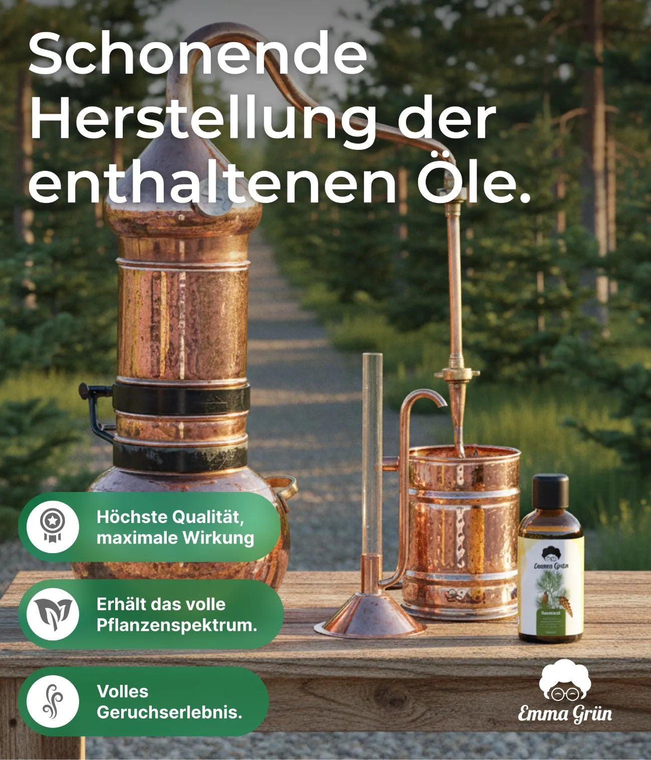 Saunaaufguss Bergwald Echo Emma Grün
