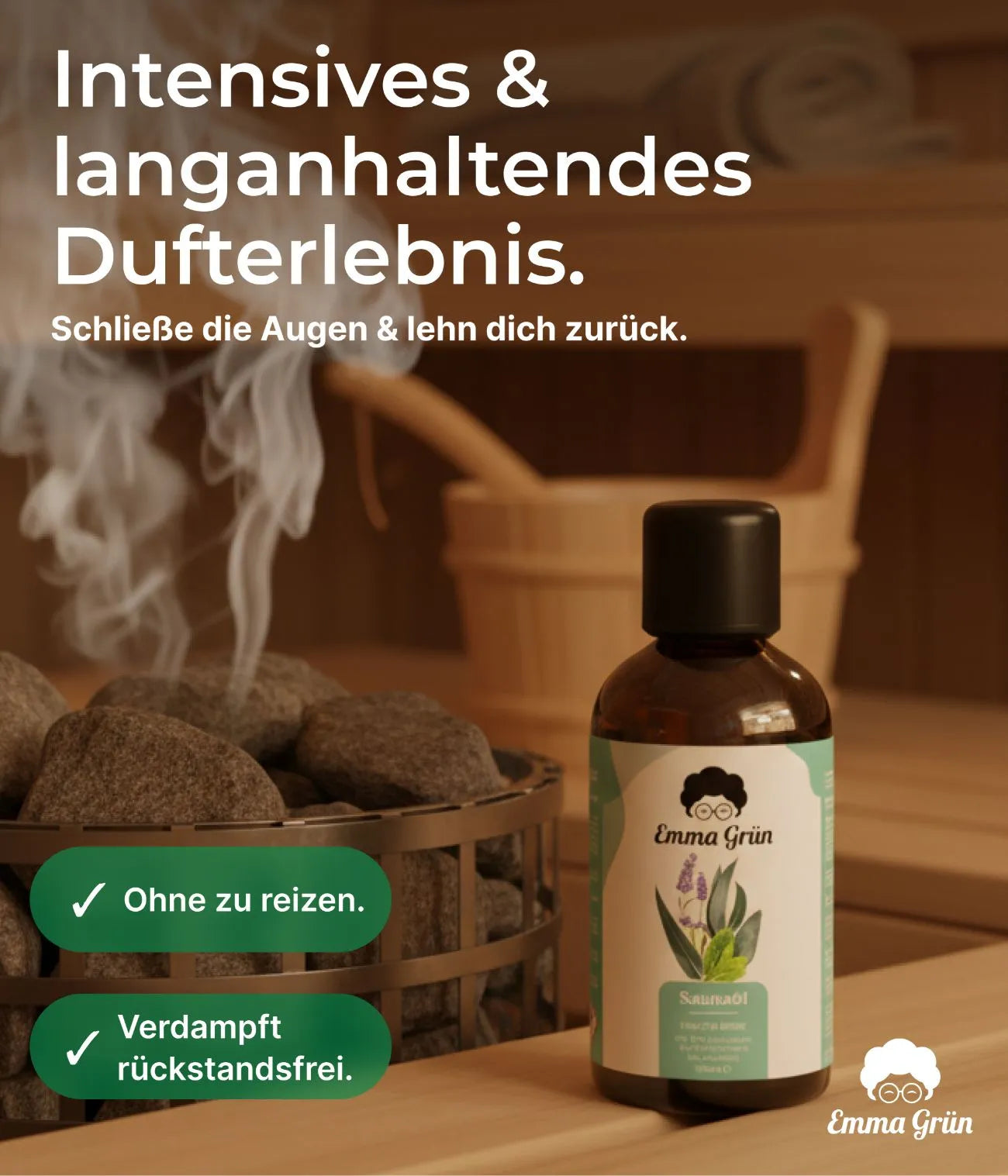 Bio-Saunaaufguss Frische Brise Emma Grün