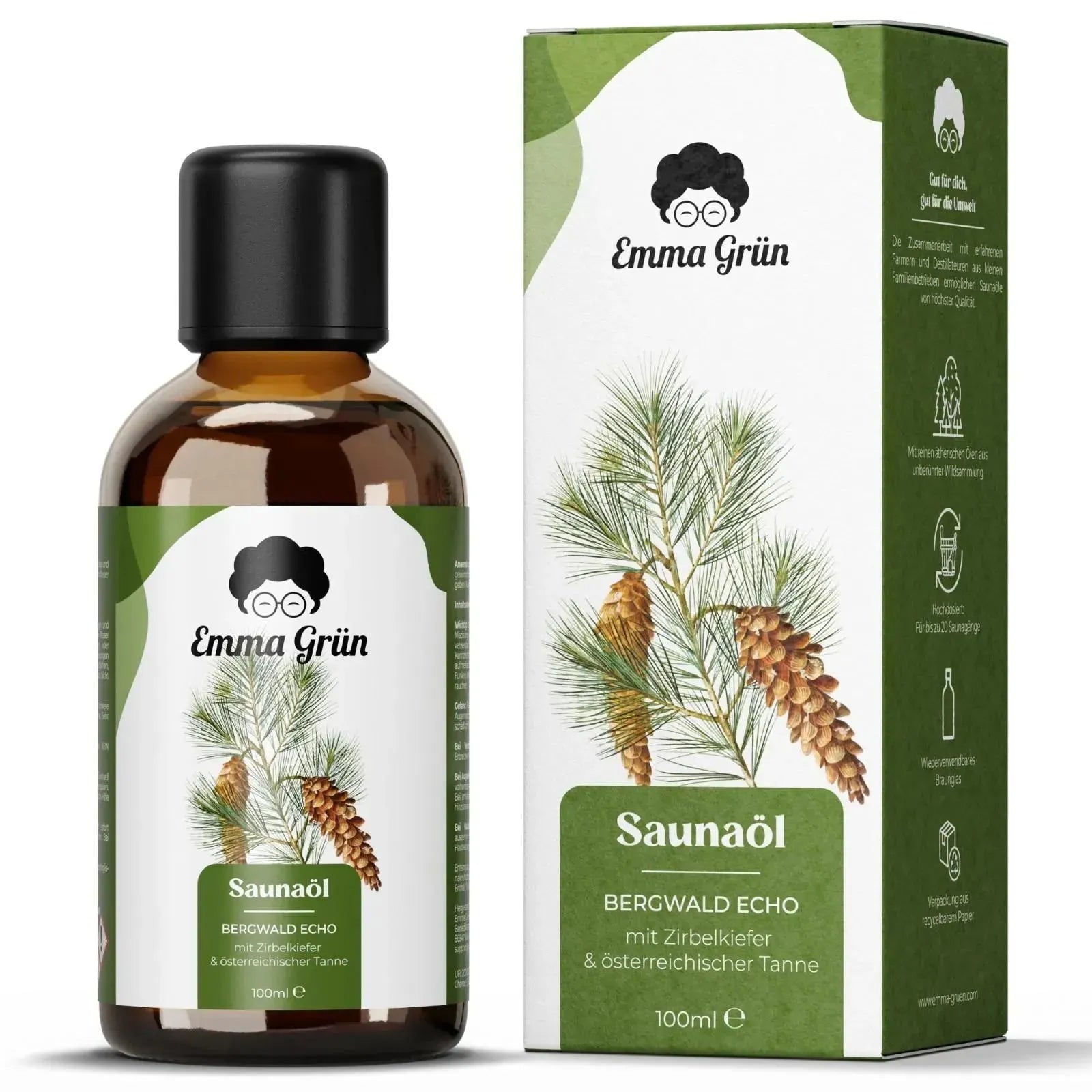 Saunaaufguss Bergwald Echo (100 ml) Emma Grün 100 ml