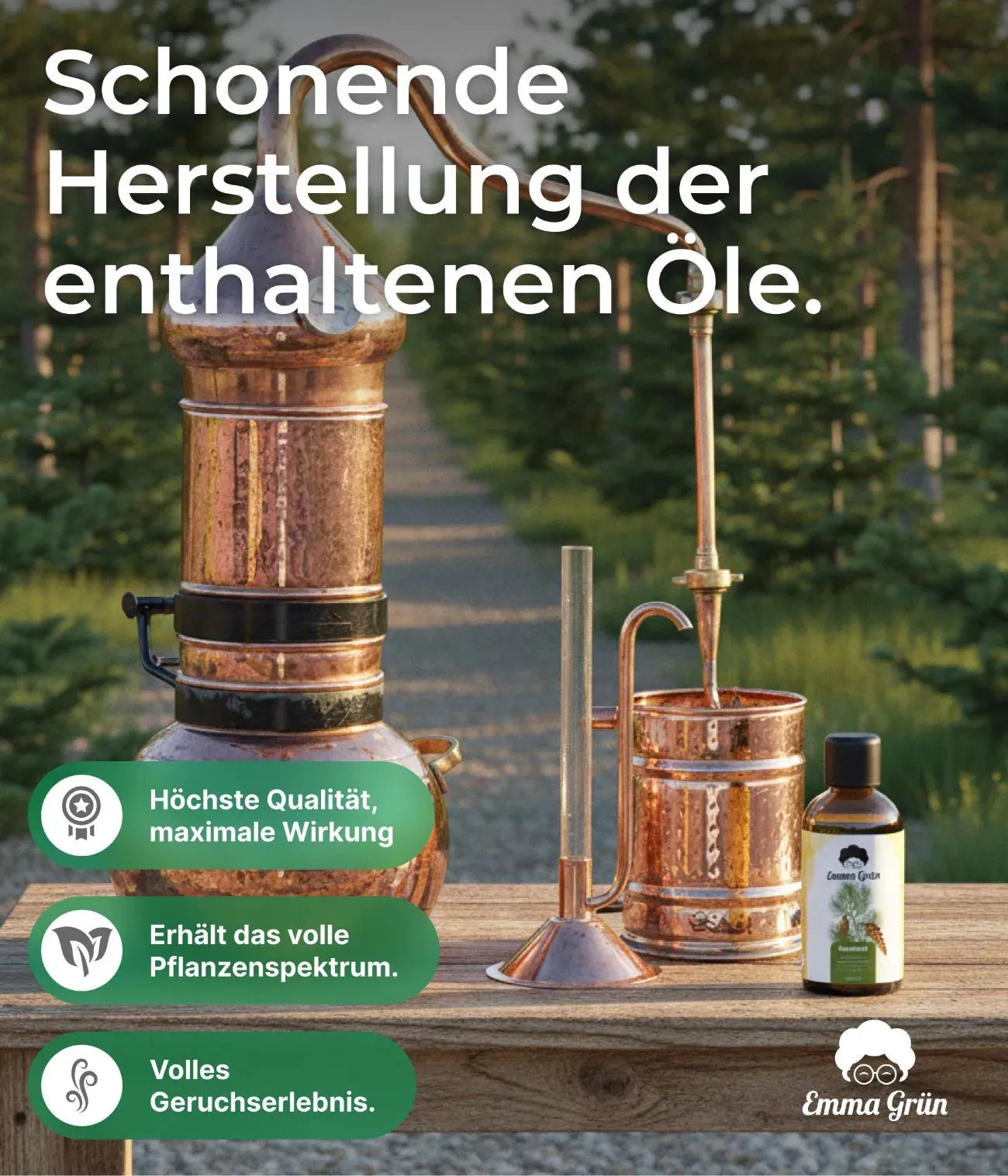 Saunaaufguss Bergwald Echo (100 ml) Emma Grün