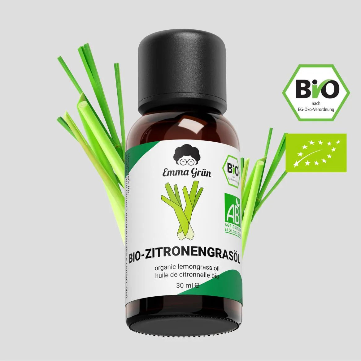 Bio-Zitronengrasöl Emma Grün 30 ml