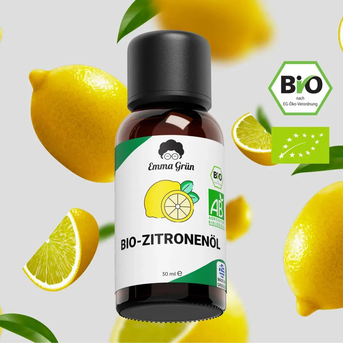 Bio-Zitronenöl (30 ml) Emma Grün 30 ml