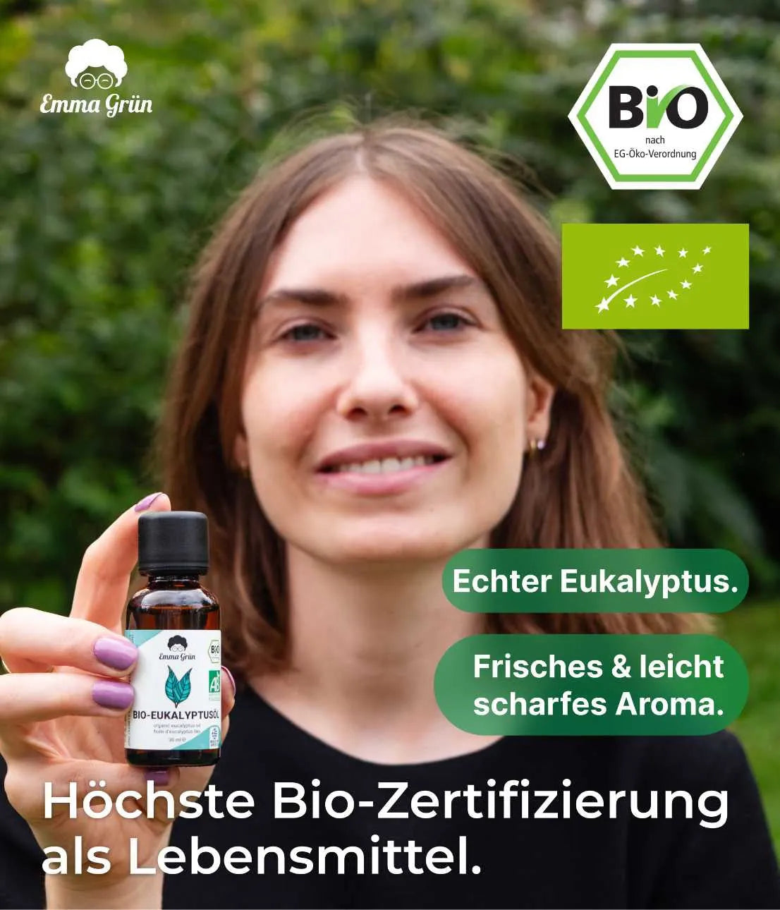 Bio-Eukalyptusöl (30 ml) Emma Grün