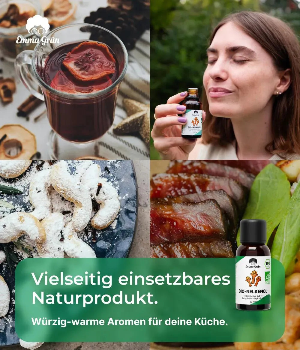 Bio-Nelkenöl (30 ml) Emma Grün
