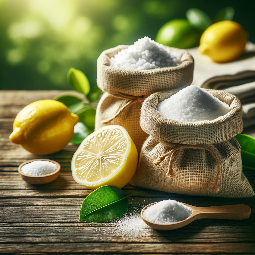 Natron und Zitronen zum Putzen