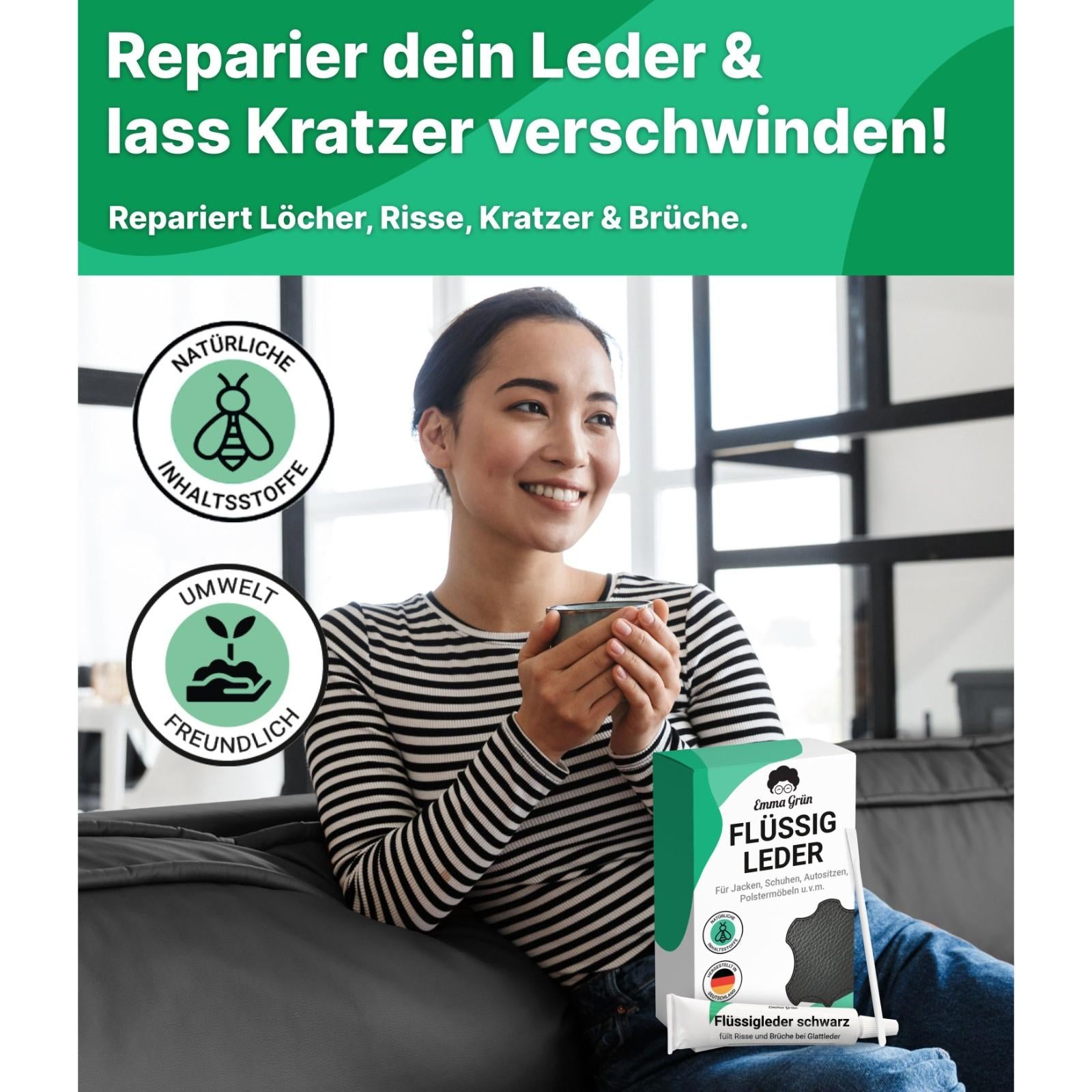 Flüssigleder Emma Grün
