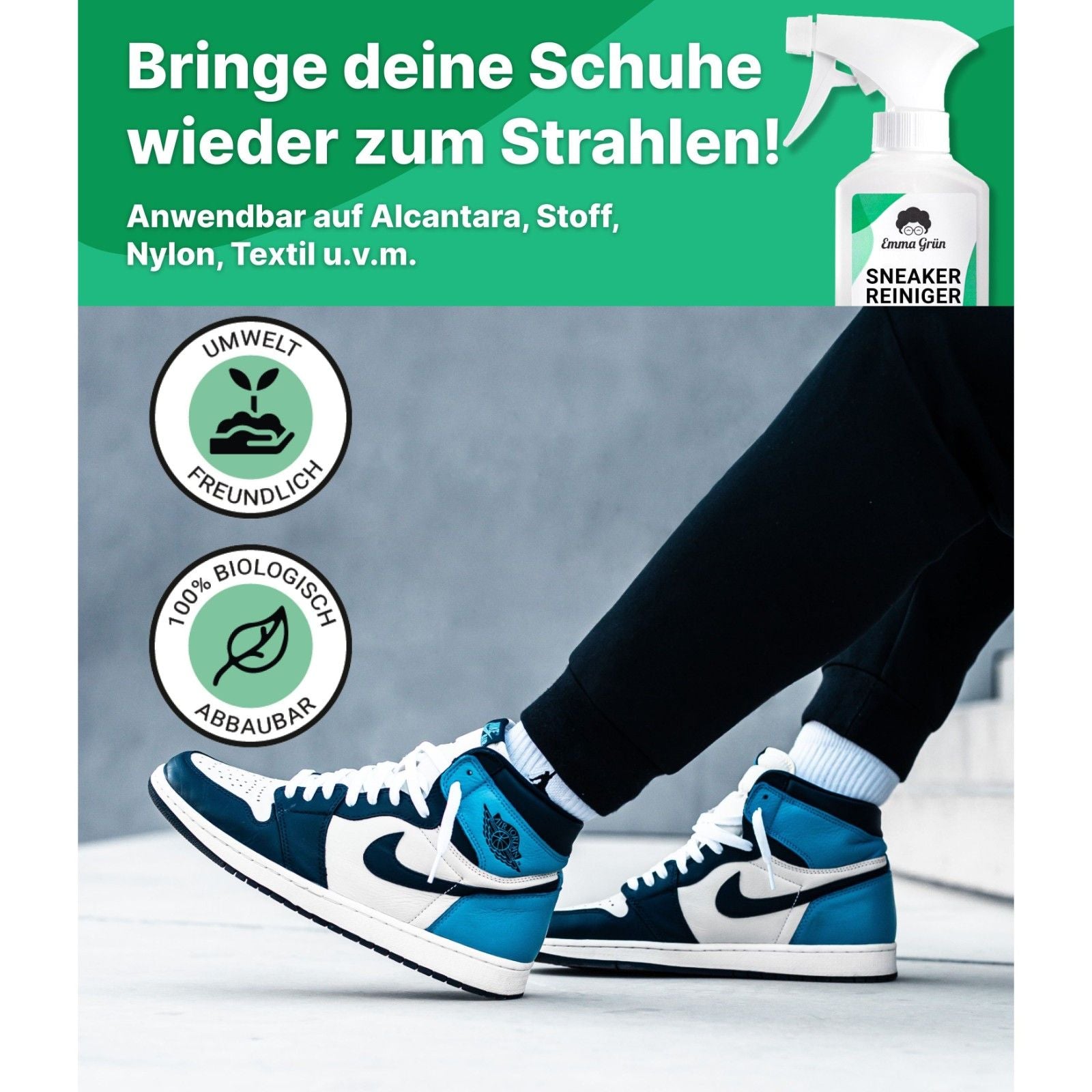 Sneaker Reiniger Emma Grün