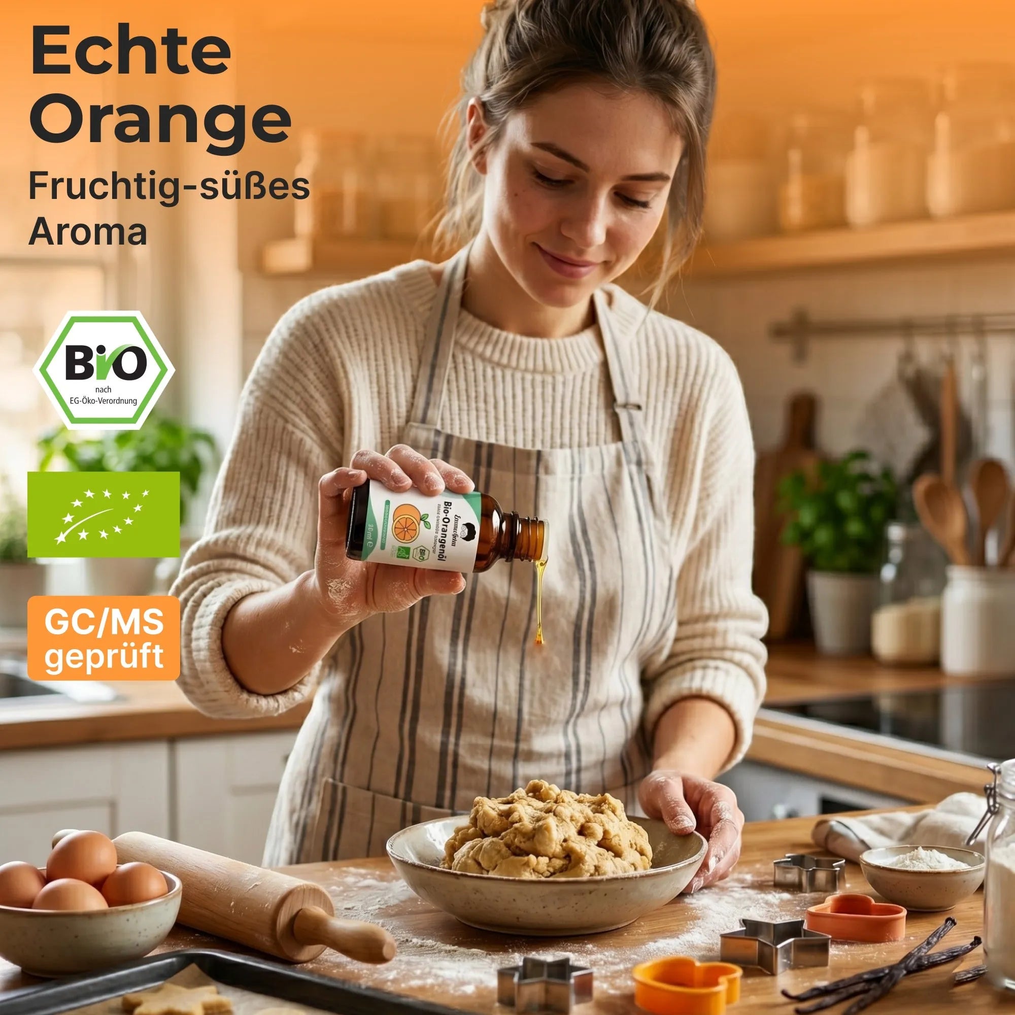 Bio-Orangenöl (30 ml) Emma Grün