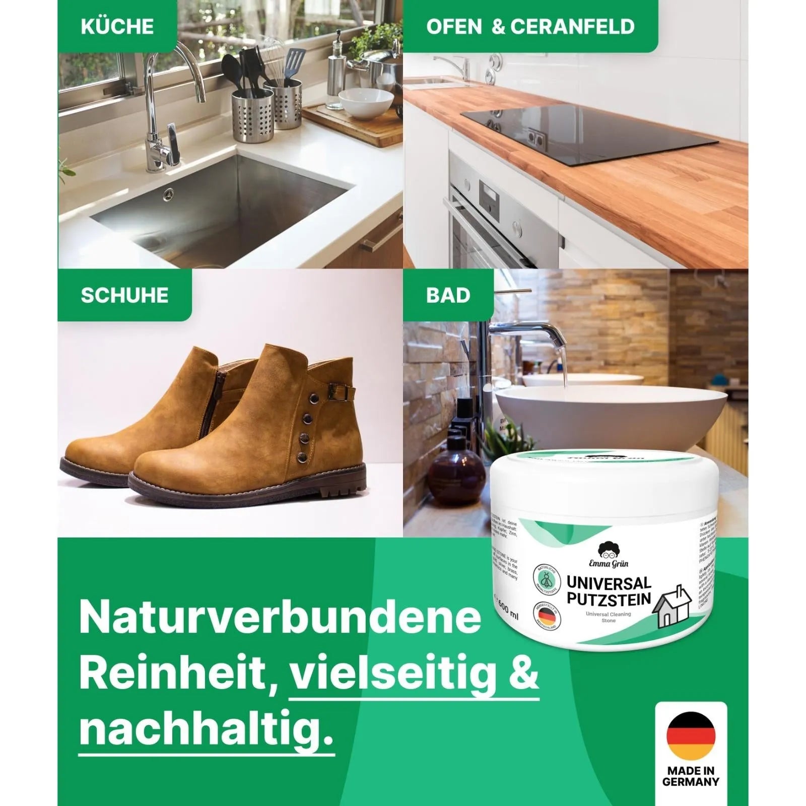 Putzstein Emma Grün