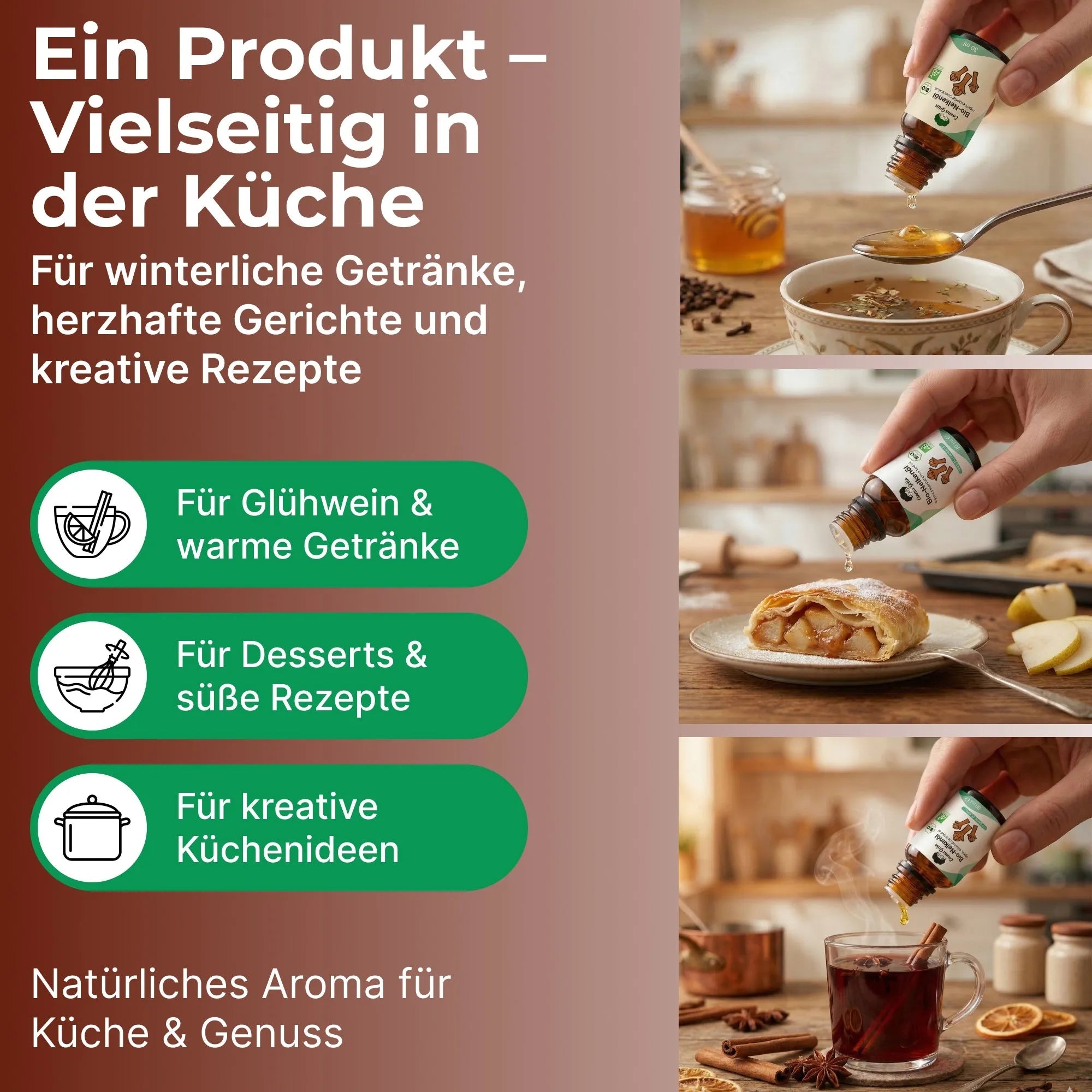 Bio-Nelkenöl (30 ml) Emma Grün