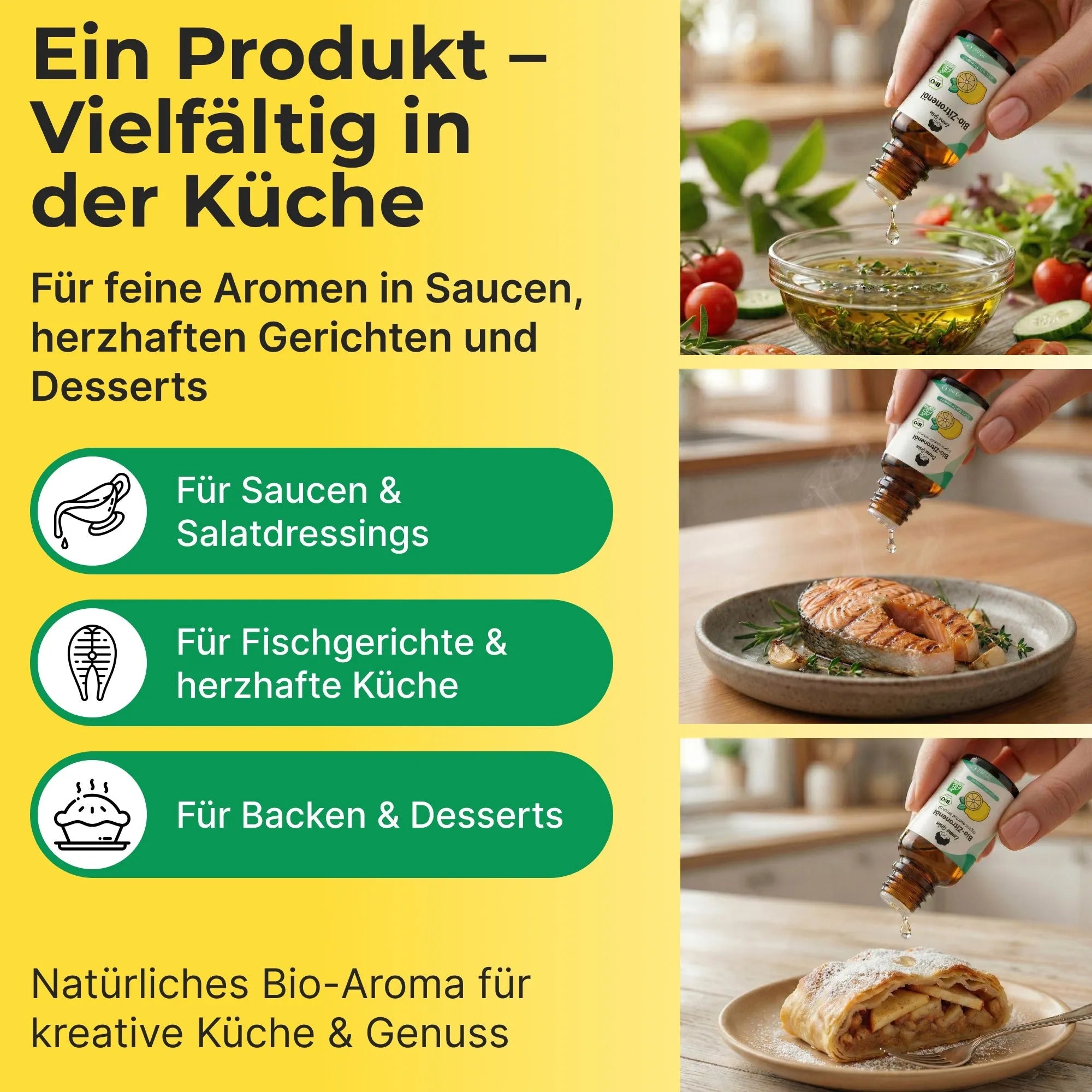 Bio-Zitronenöl (30 ml) Emma Grün