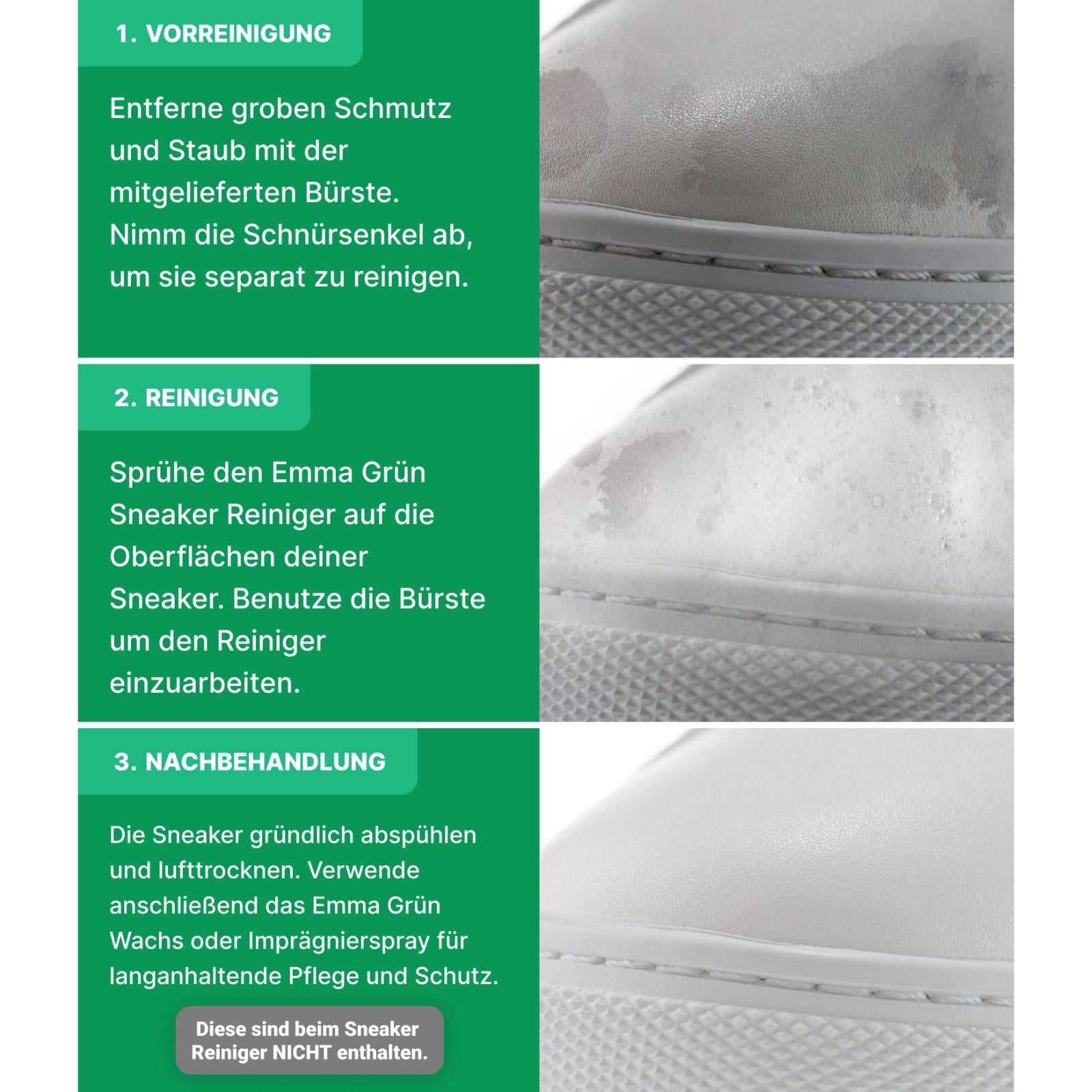 Sneaker Reiniger Emma Grün