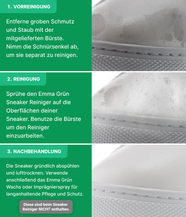 Sneaker-Reinigungsset bestehend aus Sneaker-Putzmittel 250 ml & Zubehör