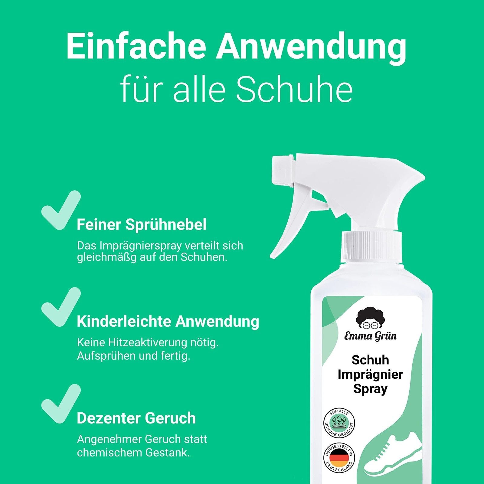 Imprägnierspray Schuhe Emma Grün
