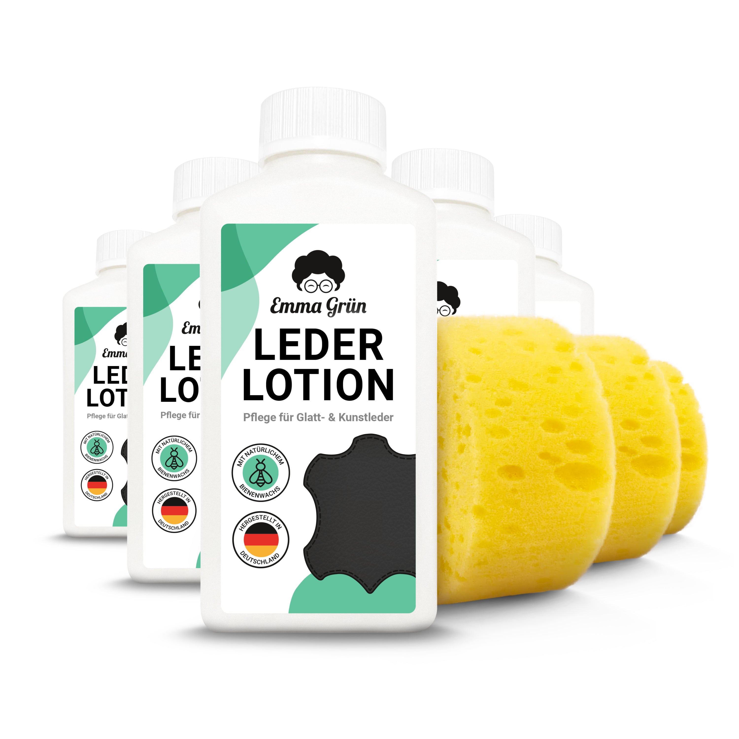 Leather Lotion 250 ml for large area leather care with beeswax