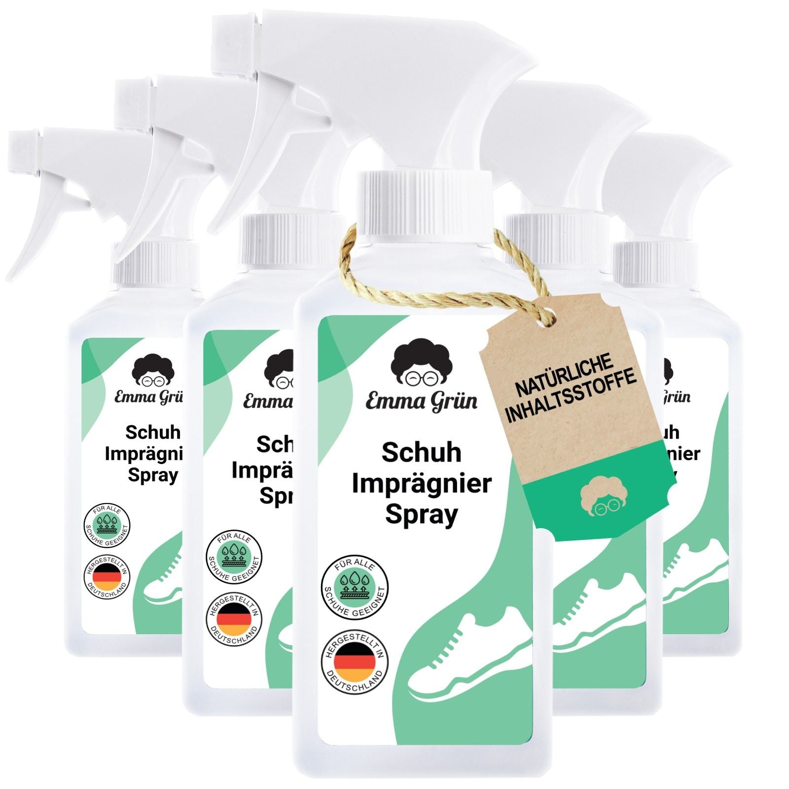 Imprägnierspray Schuhe Emma Grün 5 x 250 ml