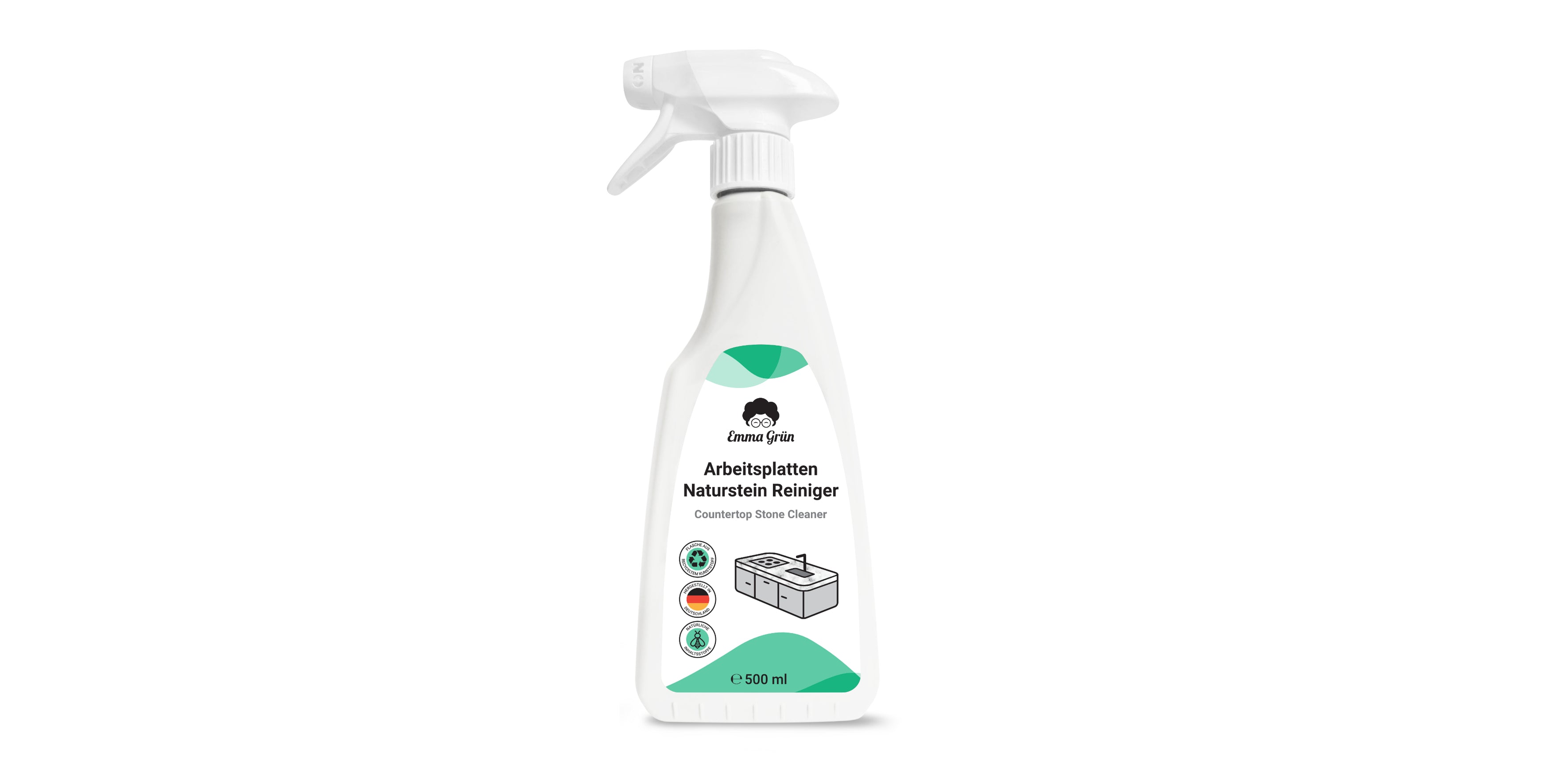 Arbeitsplatten Reiniger Küche 500 ml, Naturstein Reinigungsmittel für