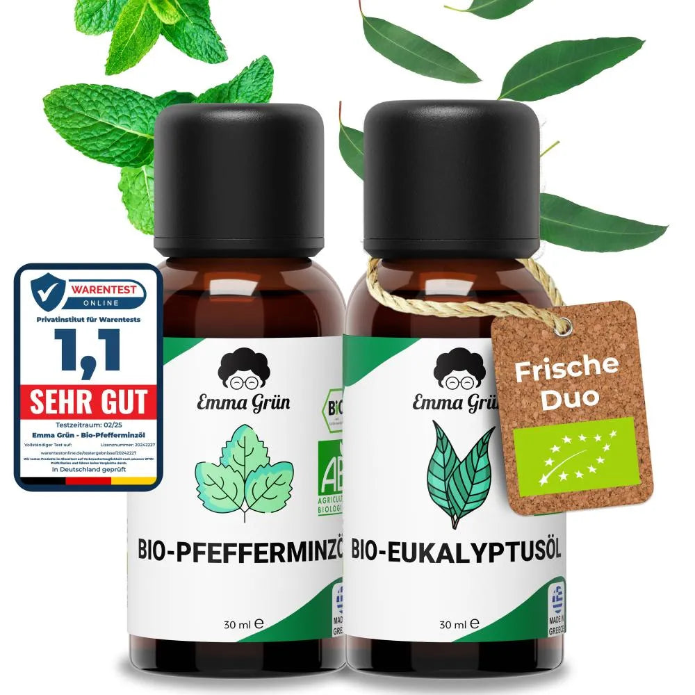 Frische Duo mit Pfefferminz- & Eukalyptusöl Emma Grün