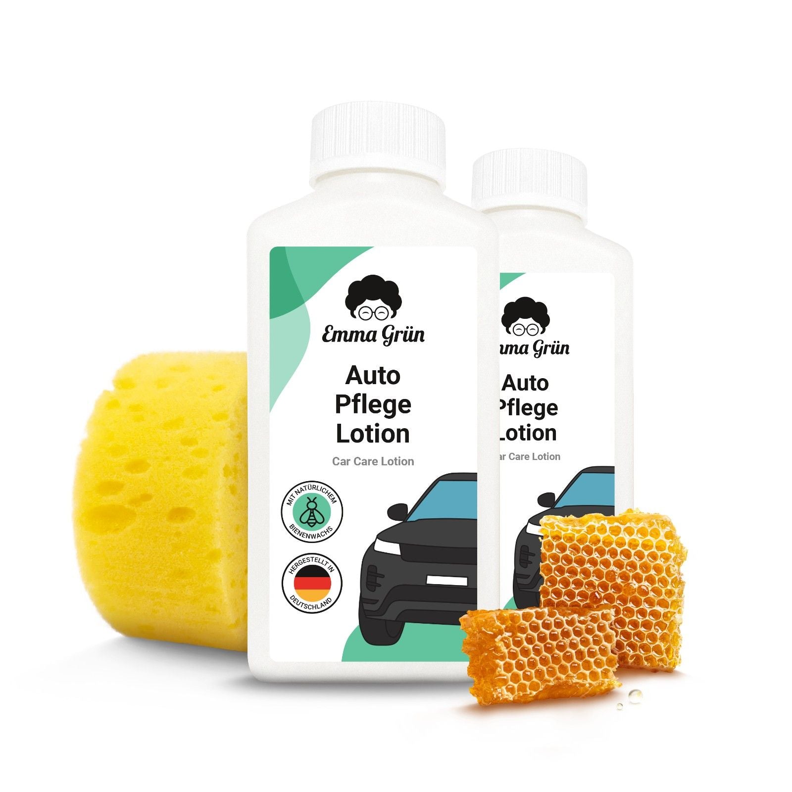 Kunststoffpflege Auto Emma Grün 2 x 250 ml