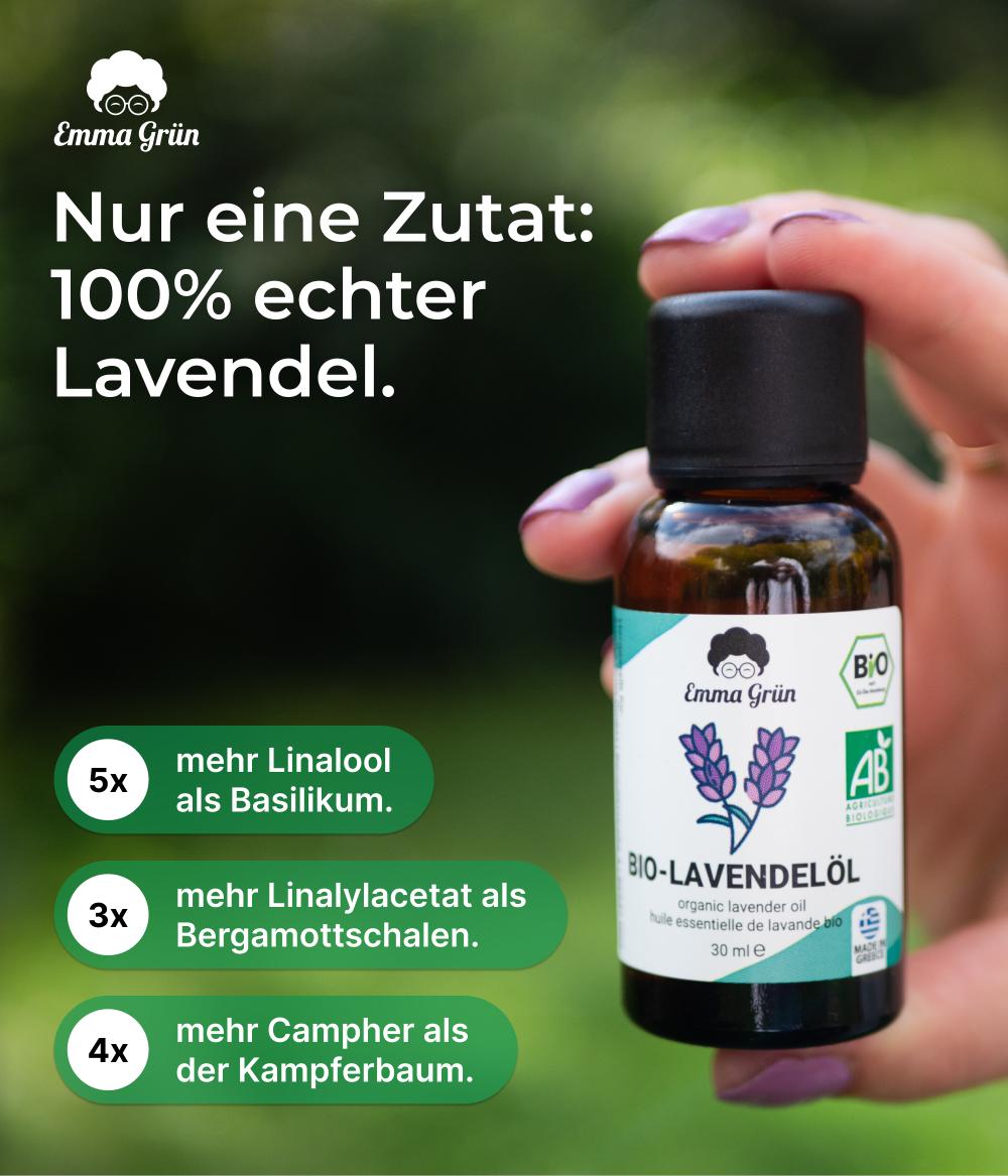 Bio-Lavendelöl Emma Grün