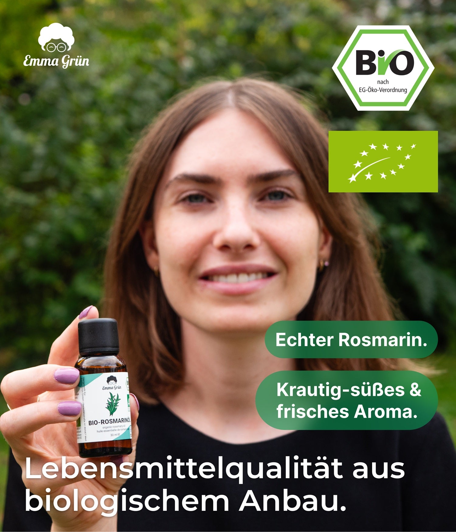 Bio-Rosmarinöl (30 ml) Emma Grün