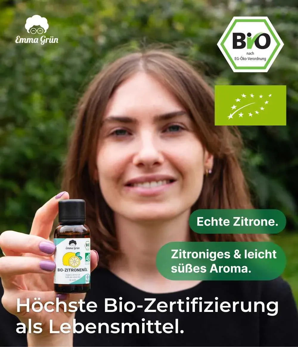 Bio-Zitronenöl (30 ml) Emma Grün
