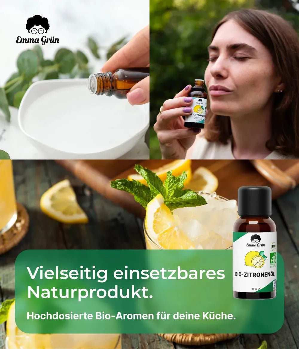 Bio-Zitronenöl (30 ml) Emma Grün
