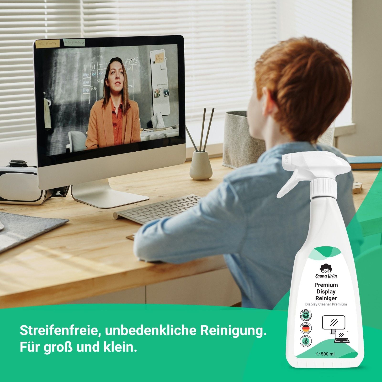Bildschirmreiniger Emma Grün