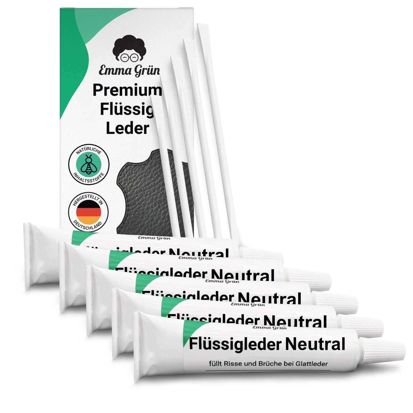 Flüssigleder Emma Grün 5 x 7 ml Neutral