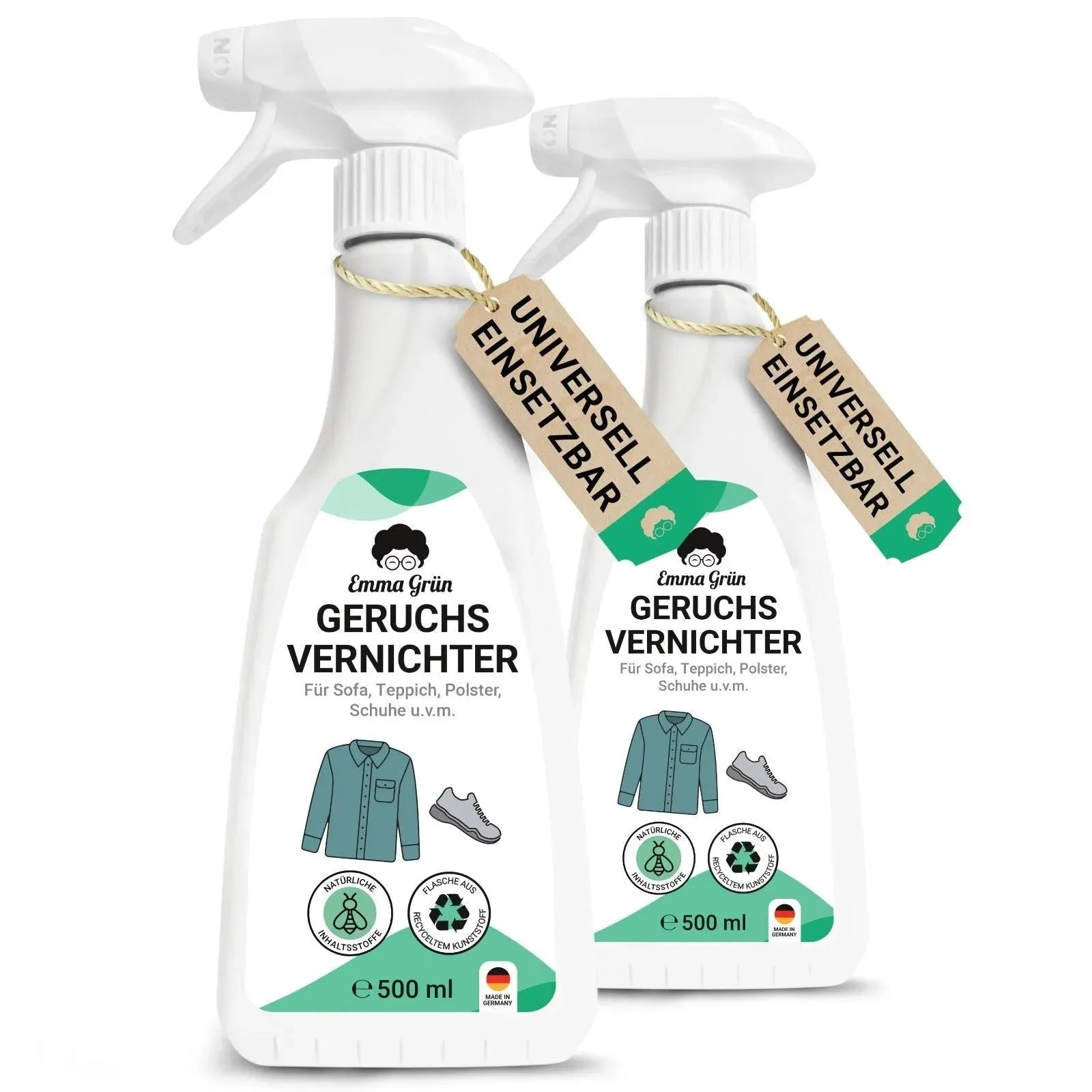 Geruchsneutralisierer (500 ml) Emma Grün 2 x 500 ml