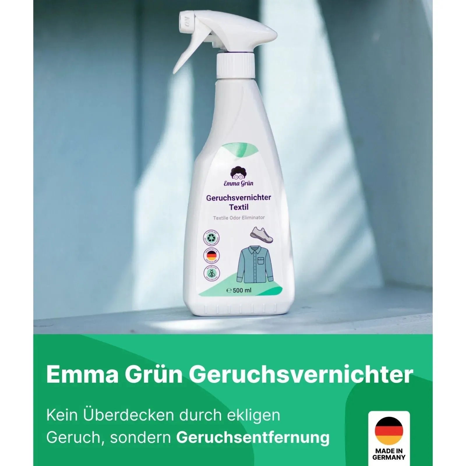 Geruchsneutralisierer (500 ml) Emma Grün