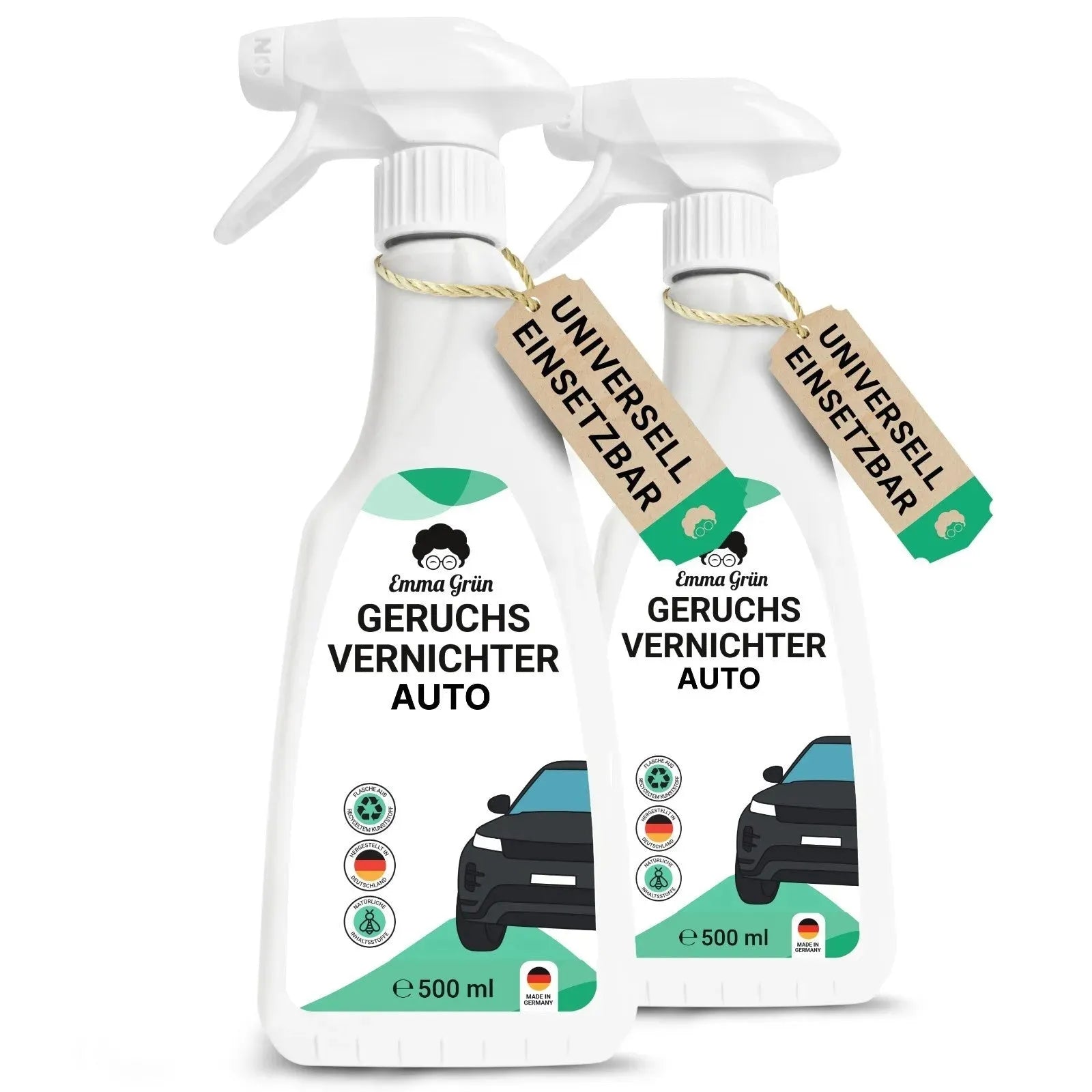 Geruchsneutralisierer Auto (500 ml) Emma Grün 2 x 500 ml