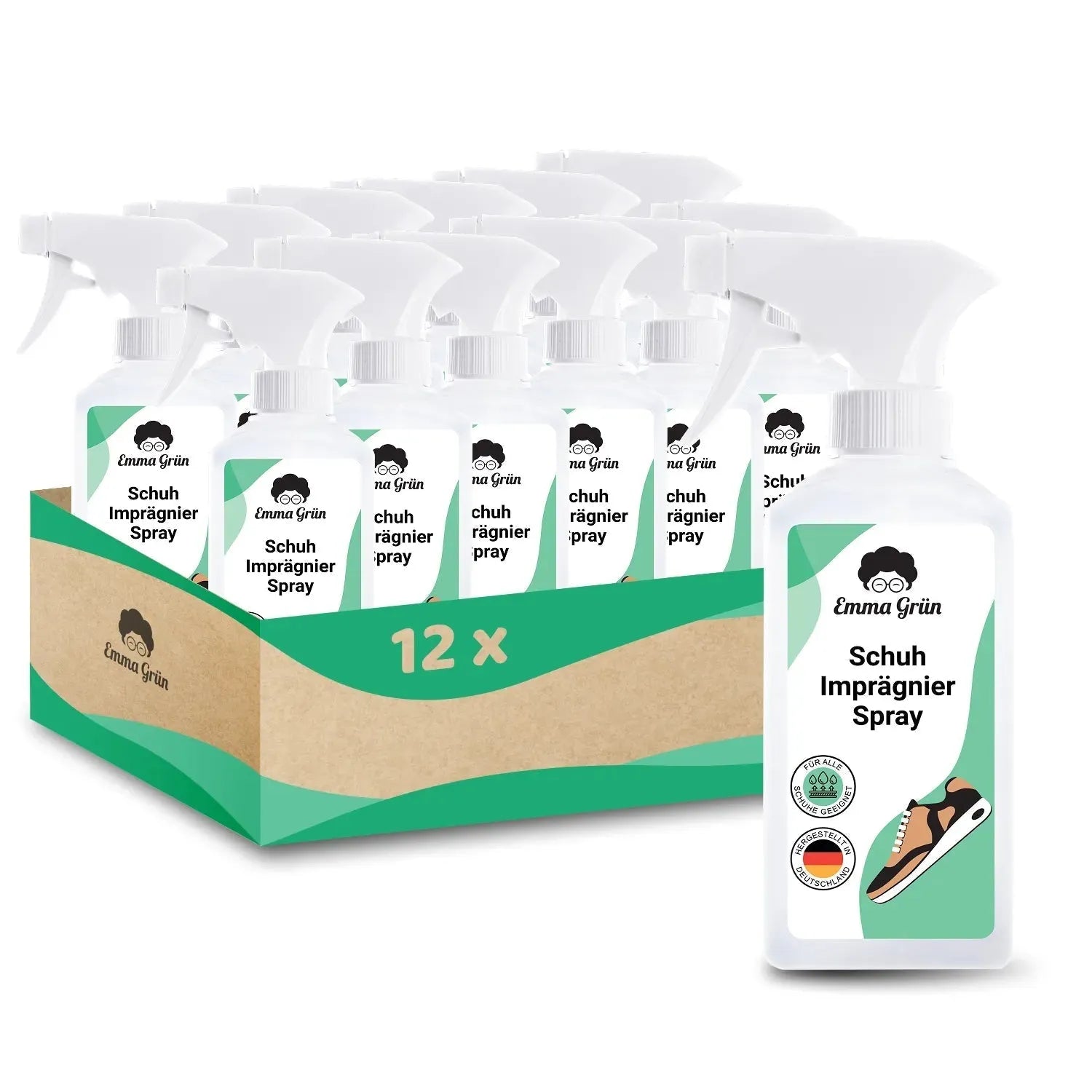 Imprägnierspray Schuhe 250 ml Emma Grün 12 x 250 ml