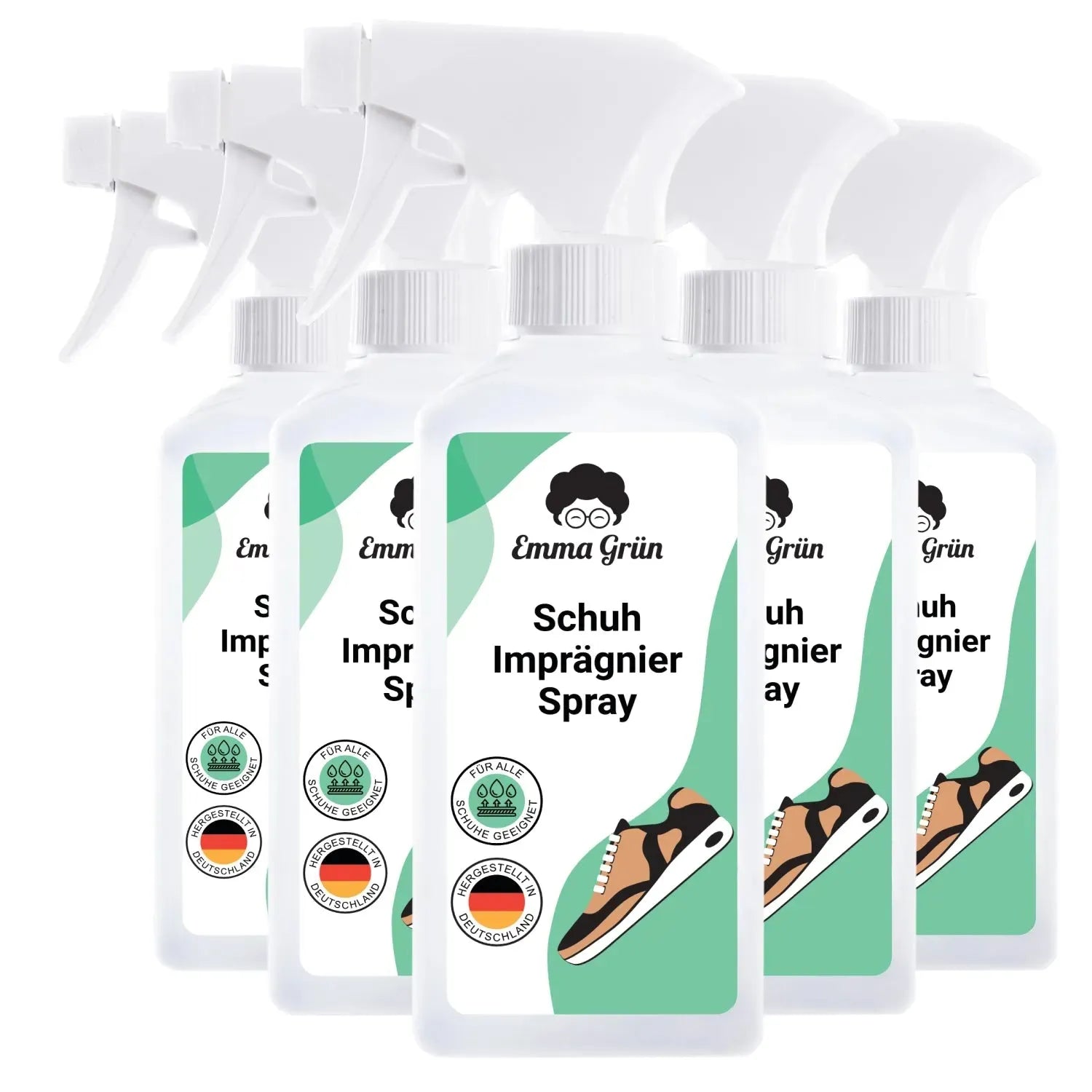 Imprägnierspray Schuhe 250 ml Emma Grün 5 x 250 ml