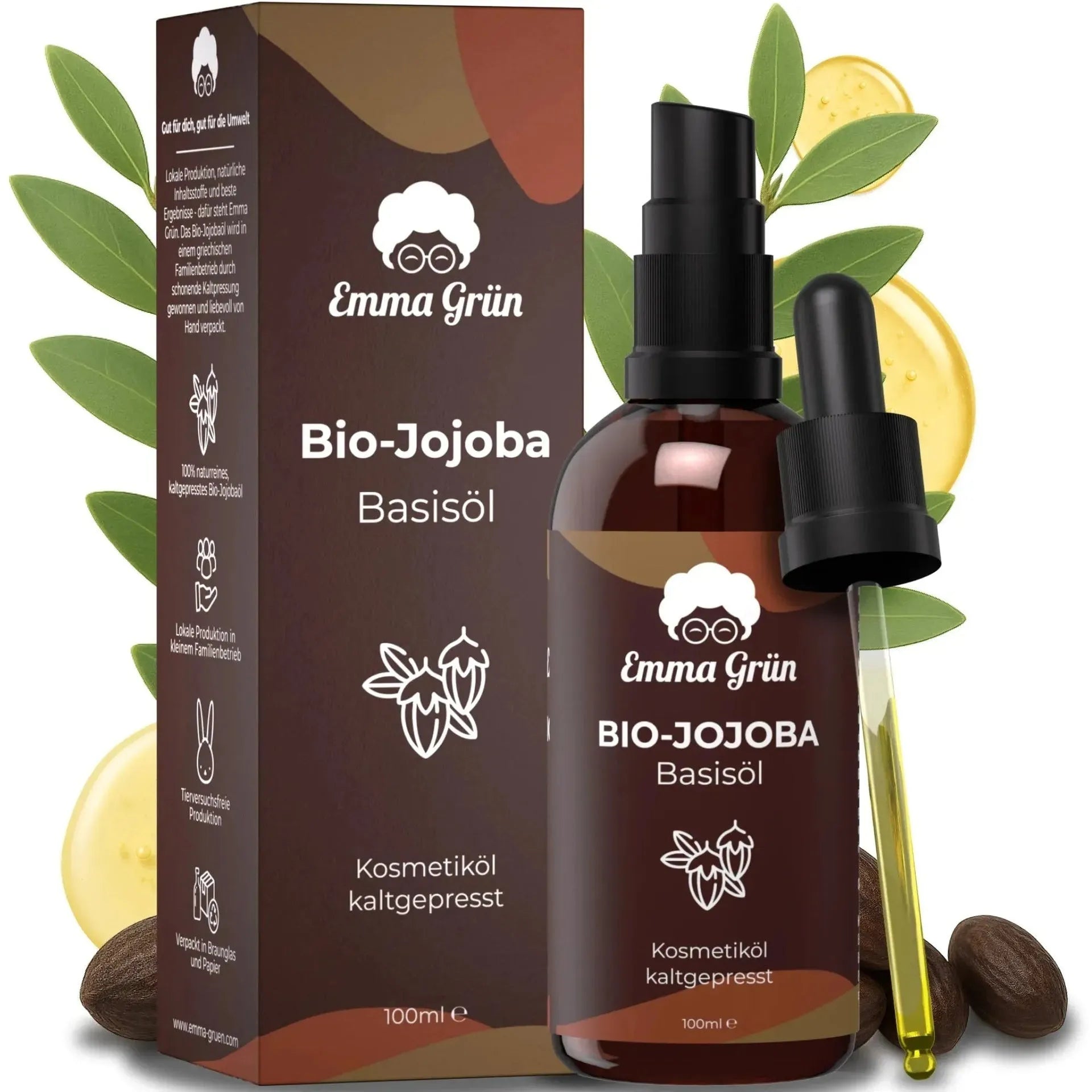 Bio-Jojobaöl (100 ml) Emma Grün 100 ml